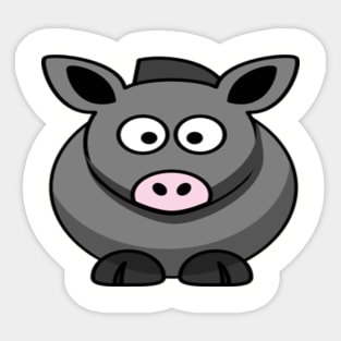 Funny donkey Sticker